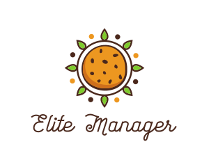 Vegan Sun Cookie logo design