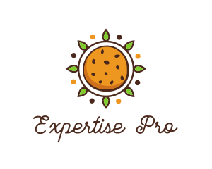 Vegan Sun Cookie logo design