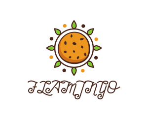 Summer Camp - Vegan Sun Cookie logo design