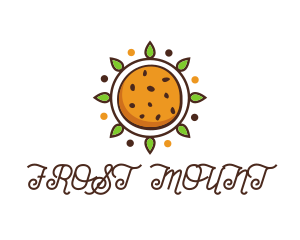 Vegan Sun Cookie logo design