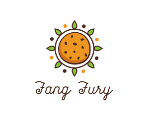 Vegan Sun Cookie logo design