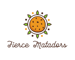 Vegan Sun Cookie logo design