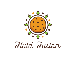 Vegan Sun Cookie logo design