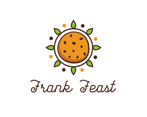 Vegan Sun Cookie logo design