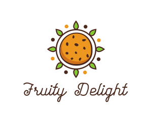 Vegan Sun Cookie logo design