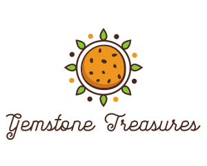 Vegan Sun Cookie logo design