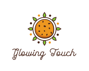 Vegan Sun Cookie logo design