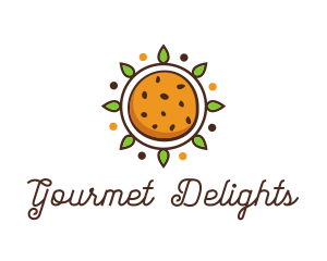 Vegan Sun Cookie logo design