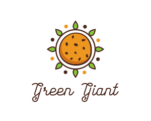 Vegan Sun Cookie logo design