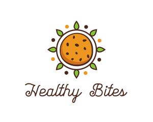 Vegan Sun Cookie logo design