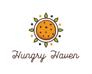 Vegan Sun Cookie logo design