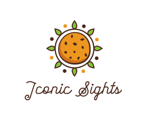 Vegan Sun Cookie logo design