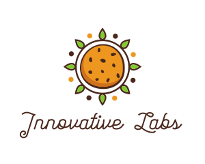 Vegan Sun Cookie logo design