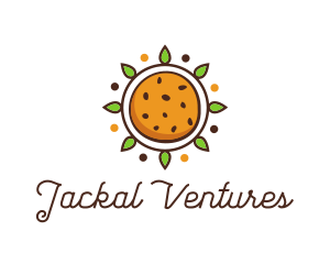 Vegan Sun Cookie logo design