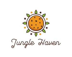 Vegan Sun Cookie logo design