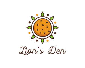 Vegan Sun Cookie logo design