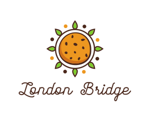 Vegan Sun Cookie logo design