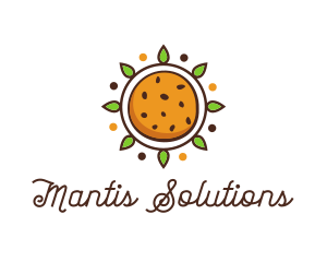 Vegan Sun Cookie logo design