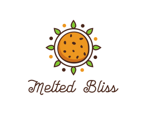 Vegan Sun Cookie logo design