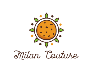 Vegan Sun Cookie logo design