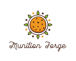 Vegan Sun Cookie logo design