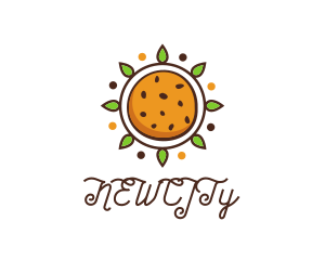 Vegan Sun Cookie logo design