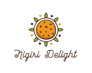 Vegan Sun Cookie logo design