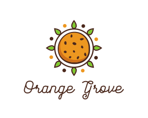 Vegan Sun Cookie logo design