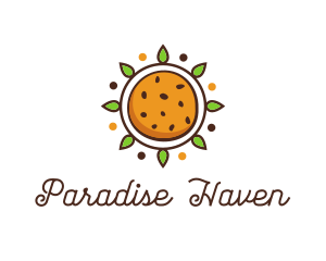 Vegan Sun Cookie logo design