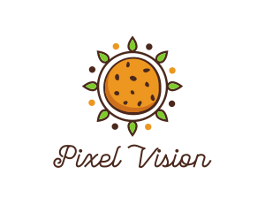 Vegan Sun Cookie logo design