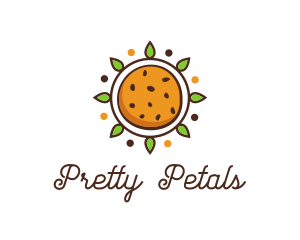 Vegan Sun Cookie logo design