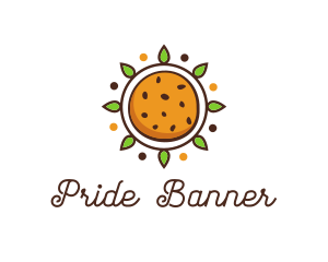 Vegan Sun Cookie logo design