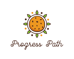 Vegan Sun Cookie logo design