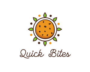 Vegan Sun Cookie logo design