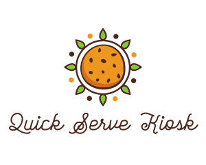 Vegan Sun Cookie logo design