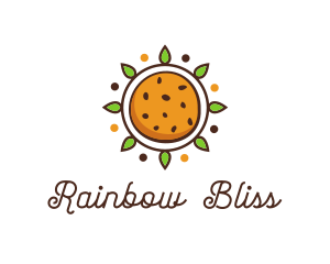 Vegan Sun Cookie logo design