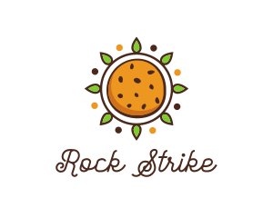 Vegan Sun Cookie logo design