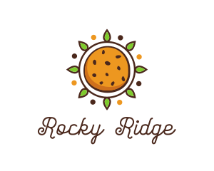 Vegan Sun Cookie logo design