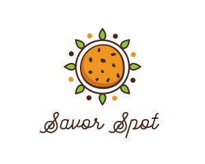 Vegan Sun Cookie logo design