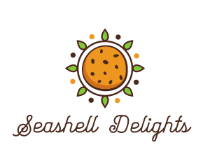 Vegan Sun Cookie logo design