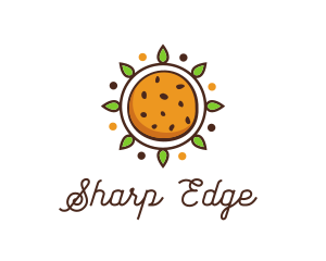 Vegan Sun Cookie logo design