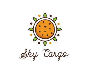 Vegan Sun Cookie logo design