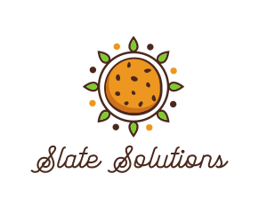 Vegan Sun Cookie logo design