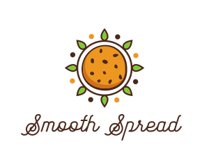 Vegan Sun Cookie logo design