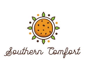 Vegan Sun Cookie logo design