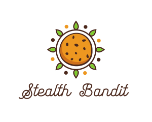 Vegan Sun Cookie logo design