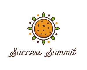 Vegan Sun Cookie logo design