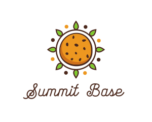 Vegan Sun Cookie logo design