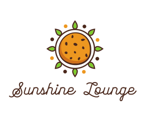 Vegan Sun Cookie logo design