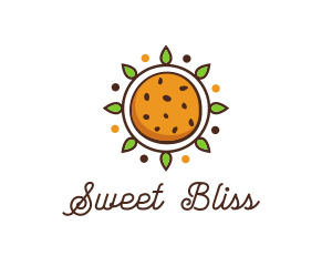 Vegan Sun Cookie logo design